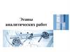 Этапы аналитических работ
