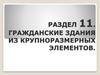 Гражданcкие здания из крупноразмерных элементов