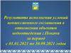 Результаты исполнения условий концессионного соглашения в отношении объектов водоотведения г.Покачи