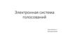 Электронная система голосований