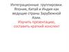 Интеграционные группировки. Япония, Китай и Индия как ведущие страны Зарубежной Азии