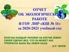 Отчет об экологической работе
