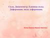Сила. Динамометр. Единица силы. Деформация, виды деформации
