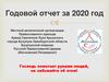 Годовой отчет за 2020 г