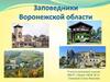 Заповедники в Воронежской области