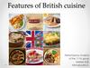 Features of British cuisine