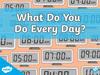 What do you do every day?
