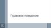 Правовое поведение