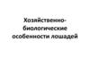 Хозяйственно-биологические особенности лошадей