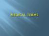 Medical Terms