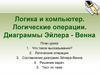 Логика и компьютер. Логические операции. Диаграммы Эйлера-Венна