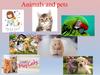 Animals and pets