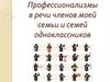 Профессионализмы в речи
