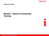 Module i: Siebel 8.0 Essentials Training