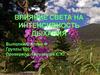 Влияние света на интенсивность дыхания