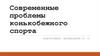 Современные проблемы конькобежного спорта