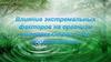 Влияние экстремальных факторов на организм человека. Стресс