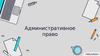 Административное право. Административное правонарушение