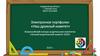 Электронное портфолио «Наш дружный комитет»