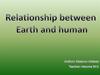 Relationship between Earth and human