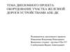 Оборудование участка железной дороги устройствами АПК-ДК