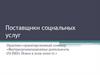 Поставщики социальных услуг
