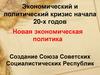 Экономический и политический кризис начала 20-х годов