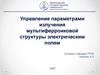 Управление параметрами излучения мультиферроиковой структуры электрическим полем