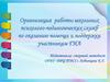Организация работы школьных психолого-педагогических служб по оказанию помощи и поддержки участникам ГИА
