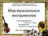 Мир музыкальных инструментов