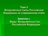 Виды Вооруженных Сил Российской Федерации