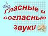 Гласные и согласные звуки