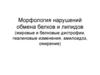 Морфология нарушений обмена белков и липидов (жировые и белковые дистрофии, гиалиновые изменения, амилоидоз, ожирение)