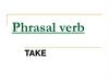 Phrasal verb