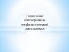 Социальное партнерство в профилактической деятельности