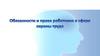 Обязанности и права работника в сфере охраны труда