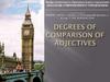 Degrees of comparison of adjectives