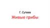 Г. Сутеев. Живые грибы