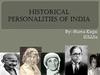 Historical personalities of India
