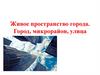 Живое пространство города