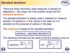 Standard deviation