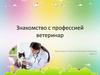 Знакомство с профессией ветеринар
