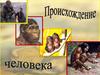 Происхождение человека