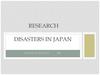 Research disasters in Japan