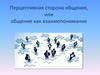 Перцептивная сторона общения, или общение как взаимопонимание