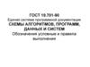 Схемы алгоритмов, программ, данных и систем. Обозначения условные и правила выполнения