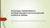 Проблемы эффективного формирования и использования капитала фирмы