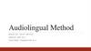 Audiolingual Method