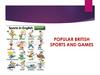 Popular british sports and games