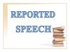Reported speech
